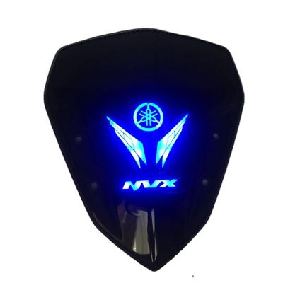 China Motorcycle Modification Motorcycle Modified Accessories Front LED Motorbike Wind Shield Windshield Windscreen For Yamaha NVX155 AEROX155 for sale