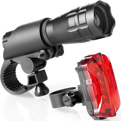 China Aluminum Led Bike Light Set - Super Bright LED Bike Light Easy To Mount Best Front And Rear Cycle Lighting Fit All Bikes for sale