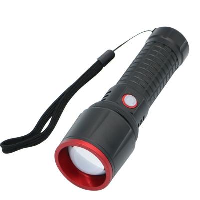 China Camping 2000 Lumen High Power IP45 USB Waterproof Torches Led Tactical Flashlight Large Size With 3 Speed ​​Adjustment for sale