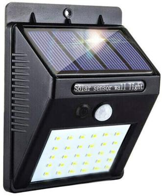 China Professional Factory Direct 30SMD LED Solar Garden Wall Light With Sensor IP44 Waterproof Function for sale