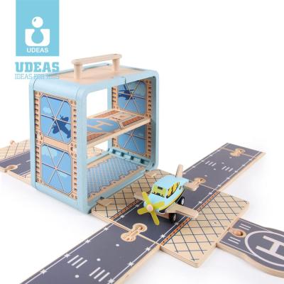 China High Quality Water Varnish Kids Toys Wooden Boxset Toys Airplane Toy for sale