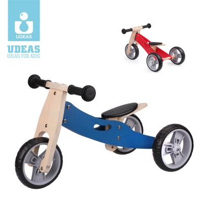 China Eco-Friendly Balance Wood Popular Wooden Bike Toys Wooden Tricycle for sale