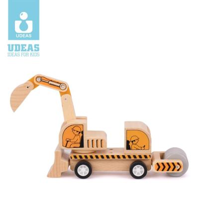 China Water Varnish Udeas Toys OEM Wooden Educational Car DIY Car Toys for sale