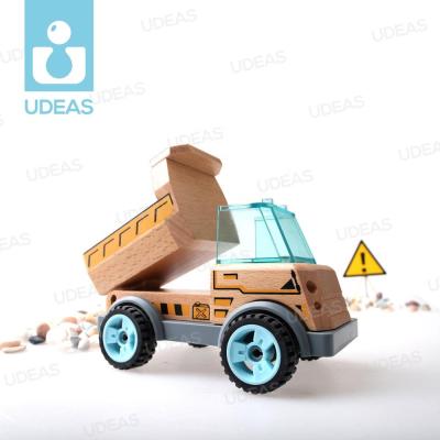 China Water Varnish Car DIY Wooden Car SUV Convertible Vehicle Toys Wooden Truck Wooden Toys for sale