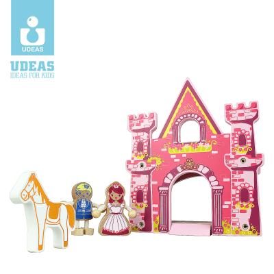 China Assembly games for kids Udeas montesori toys DIY Wooden Toys Mini Princess Castle Early Leaning Educational Toys for sale