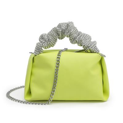 China Fashion Y2K Fashion Neon Satchel Bag Bag Top Brands Women Shinny Satchel Bag for sale