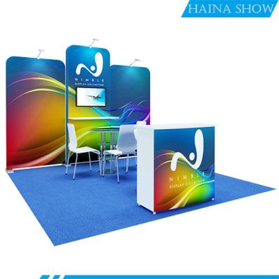 China Trade Show Stand 10X20ft Lightweight Customized Design Exhibition Booth for sale