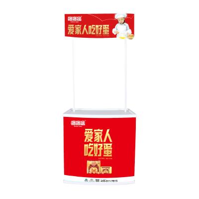 China Hot Sale Leightweight ABS Plastic Outdoor Portable Promotion Table Exhibition Foldable Counter Booth For Trade Show for sale