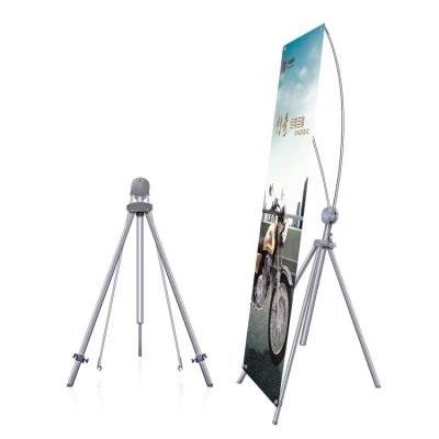 China Tripod X Tripod Banner Stand Travel Bag Trade Show Presentation Poster Stand Lightweight Adjustable Wedding Event Display Rack for sale