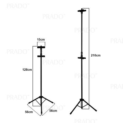 China Double T Sided Metal Tripod Banner Tripod Display Stand for sale