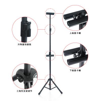 China Metal TRIPOD DISPLAY STAND BANNER ADVERTISING DOUBLE BUMPING T SIDED for sale