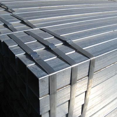 China Tubería de acero galvanizada cuadrada de la inmersión caliente 10 pies tubo rectangular galvanizado de 12 pies en venta