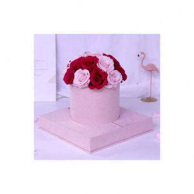 China Romantic Customize Luxury Wedding Decoration Souvenirs Table Centerpieces Eternal Flower Box Gift Preserved Forever Roses for sale