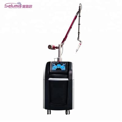 China Acne treatment Korea 2020 imported ND yag laser arm pigment tattoo removal pico machine price 755nm picosecond laser for sale