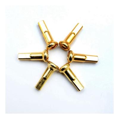 China Bike Parts High Quality Control Motorcycle Gold Spoke Nipple Twisted Spokes And Nipple for sale