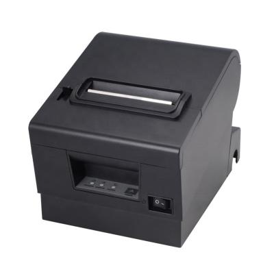 China Black 80 POS Printer Mini High Speed ​​Bill Receipt Thermal Restaurant POS Printer 300mm/sec for sale