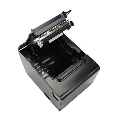 China Factory POS Invoice 80mm Thermal Printer Receipt Black Automatic Cutoff Printer for sale