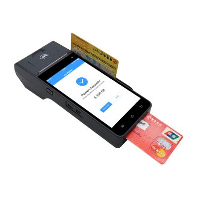 China Z90 Android Portable 5.0 inch EMV PBOC Credit Card All in One Capacitive Touch Screen NFC Terminal Mini POS 8GB for sale