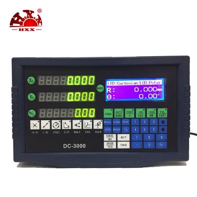 China DRO is used for mill/lathe/milling/cutting machines HXX DC-3000 digital readout DRO applied for profile projector for sale