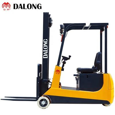 China Building Material Shops Balanced Mini Type Electric Forklift 1.3t 2500mm Small Type for sale