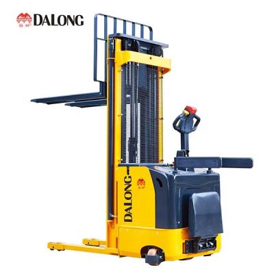 China Building material shops DALONG 1.5t 5500mm electric stacker electric forklift stacker price with EPS lift stacker for warehouse for sale