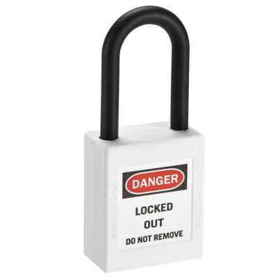 China Superior Work Safety 38mm Nylon Lockout Padlocks, With Best Master Key Safety Padlock for sale