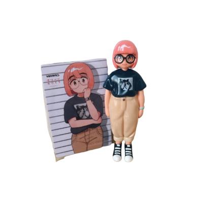 China Custom Cartoon Toy WOWORKS Movable Action Figure Resin Cartoon Figure Designer Toy for sale