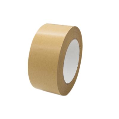 China Gummed Paper Tape Water Activated Kraft Wrapping Heat Resistant Reinforced Paper Tape Tape for sale