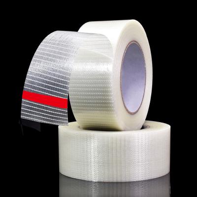 China Filament Waterproof Cross Stitch Fiberglass Weave Tape Fiberglass Adhesive Tape for sale