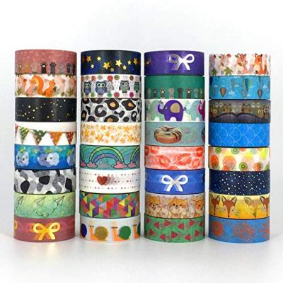 China Waterproof Decorative Washi Paper Masking Tape for DIY Crafts and Gift Wrapping Tape for sale