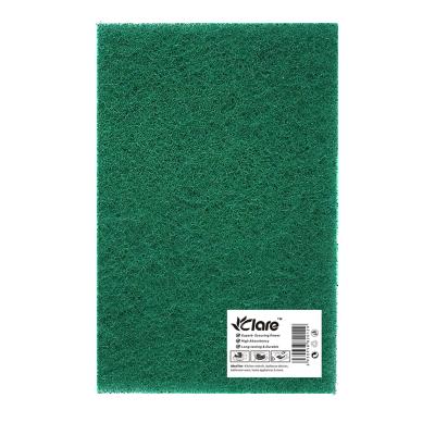 China Sustainable Abrasive Restaurant Use Green Ployster Scouring Pad for sale