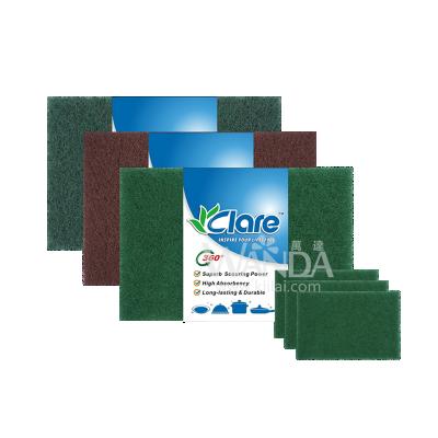 China Brown Viable Abrasive Nylon Scrub Pad for sale