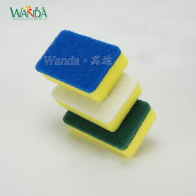 China 3 Viable Types Of Difference Uses Set Sponge Scrubber For Kitchen for sale