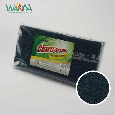 China Sustainable Polish Brush Pad Green Scrub Pad Cleaning Scrubber for sale