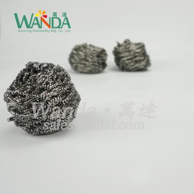 China Sustainable Steel Wool Scrubber For Dishes Washing Stainless Steel Scrubber Kitchen Use for sale