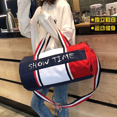 China Hot Sale Custom Logo Large Capacity Logo Travel Fitness Bag Waterproof Sports Bag Waterproof Gym Recycling Bag for sale