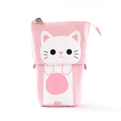 China Schools & Office Stationery School Student Multifunctional Canvas Pencil Case Storage for sale