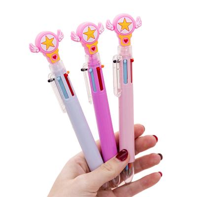 China New design normal unicorn six - color ballpoint pen for office and gift for sale