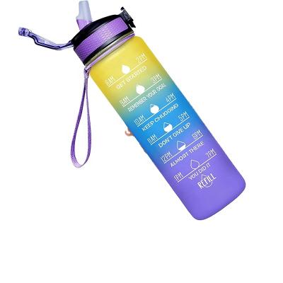 China Sustainable Outdoor Gym Space Plastic Water Bottles Sports Fitness For Adults for sale