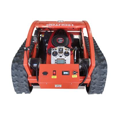 China Gasoline Rubber Self-Propelled Garden Robot Crawler 4-Stroke Remote Control Lawn Mower For Sale for sale