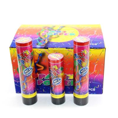 China Birthday New Year wedding confetti cannon cylinder festival Spring Party Popper for sale