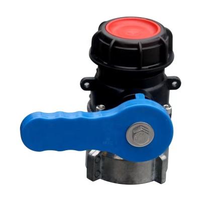 China Hot Selling Portable Factory DN50 75MM IBC Ball Valve Storage Tank Container Accessories for sale