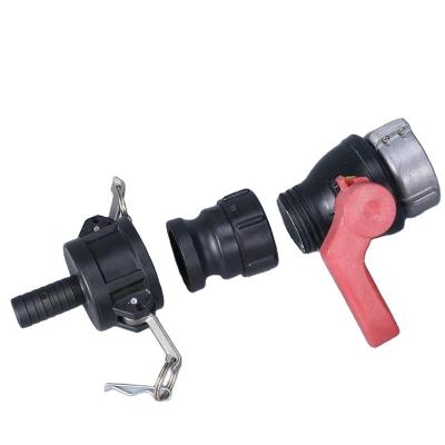 China Factory New Portable IBC DN50 75MM Ball Valve Storage Tank Container Fittings for sale