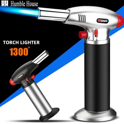 China ZH101 (HL8010) Portable Loud Windproof Torch Lighter Gas Lighter Cigarette Cigar Flaming Fire Windproof Lighter for sale