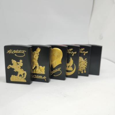 China ZH302 Turkey (Konya) Portable Carved Carved Windproof Lighter Gas Lighter Cigarette Flaming Fire Windproof Lighter for sale