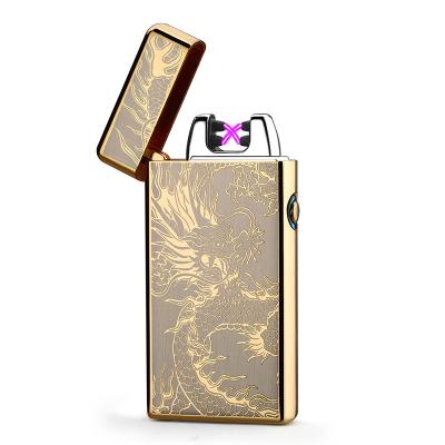 China New Arrival JL-609 New Style Double Arc Lighter USB Electric Lighter New Fashion for sale