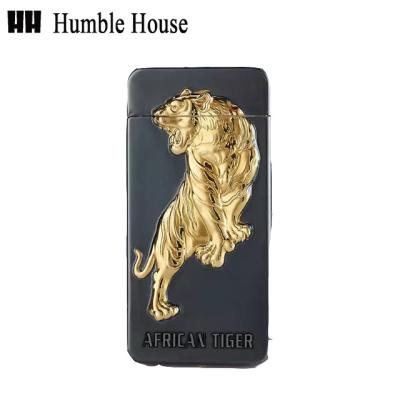 China Wholesale USB Rechargeable Electric Igniter Flameless Style HL603 Metal Double Arc Lighter for sale