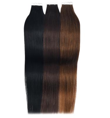 China Cuticle Aligned Hair Tangle Free 100% Real Remy Brazilian Virgin Hair Body WaveTape in Hair Extensions for Women of Color for sale