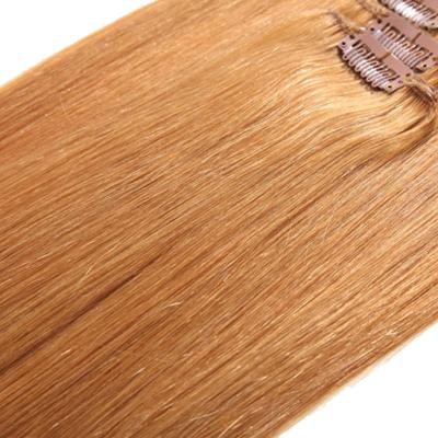 China Wholesale Straight Russian Clip In Hair Extensions 100% Virgin Remy Seamless Clip In Hair Extensions for sale