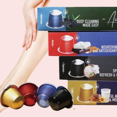 China HIGH Hand Foot and Hand Skin Care Coffee Manicure and Pedicure Spa Scrub Lotion Sample Cream Set for sale